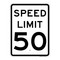 50 MPH Speed Limit Signs, MUTCD Compliant Traffic Control Signs , Reflective signs,   10"x14" to 24"x30" Part# - SPD1016