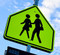 State Law Yield to Pedestrians within Crosswalk Sign, MUTCD Compliant