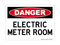 Electric Meter Room, Danger Sign