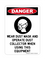 Wear Dust Mask And Operate Dust Collector When Using This Equipment(PPE Symbol), Danger Sign