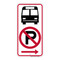 No Parking Bus Stop (Right Arrow), Parking Sign