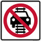 Do Not Drive On Tracks, Railroad Sign
