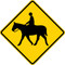 Equestrian, Warning Sign