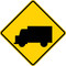 Truck, Warning Sign