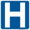 Hospital,  General Services Sign