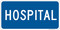 Hospital,  General Services Sign