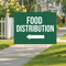 Food Distribution (Arrow) - Yard Sign Example