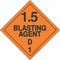 Hazard Class 1.5 Blasting Agent D, Hazmat Placard