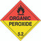 Hazard Class 5.2 Organic Peroxide, Hazmat Placard