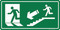 Use Stairs To Exit, Safety Sign