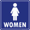 "Women", Restroom Sign