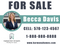 "For Sale - Style 1", Real Estate Sign