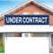 "Under Contract" - Real Estate Riders 24" x6 ".