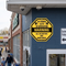 Example of Warning CCTV In Operation, 24 Hour Surveillance Sign