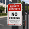 Example of Private Property - No Parking - Unauthorized Vehicles Will Be Towed At Owner's Expense, Property Sign