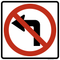 Movement Prohibition - No Left Turn, MUTCD Lane  and Turn Control