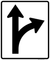 Optional Movement Lane Control - Thru and Right Turn, MUTCD Lane  and Turn Control