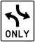 Two-Way Left Turn Only (Overhead), MUTCD Lane  and Turn Control