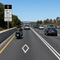 Example of Motorcycles Allowed (Plaque), MUTCD Lane  and Turn Control , R3-11hP 30"x15", 36"x18"