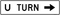 U-Turn Directional, MUTCD Lane  and Turn Control