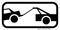 Tow-Away Zone (Plaque), MUTCD  No Parking & Tow Away Zone