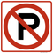 No Parking Except on Shoulder, MUTCD Rural & Highway Parking Signs