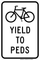 Bicycle Yield To Peds, MUTCD Bike & Pedestrian
