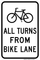 All Turns From Bike Lane, MUTCD Bike & Pedestrian