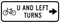 Bicycle U And Left Turns (Right Arrow), MUTCD Bike & Pedestrian