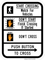 Pedestrian Crosswalk Instructional(Right Arrow), MUTCD Traffic Signals