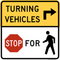 Turning Vehicles Stop For Pedestrians (Right Arrow), MUTCD Traffic Signals