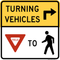 Turning Vehicles Yield To Pedestrians (Right Arrow), MUTCD Traffic Signals