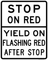 Stop On Red - Yield On Flashing Red After Stop, MUTCD Traffic Signals