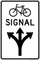 Bicycle Signal Mandatory Movement (Left, Thru & Right Arrows), MUTCD Traffic Signals