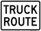 Truck Route, MUTCD Road Closed & Weight