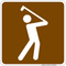 Golfing, MUTCD Recreation -  Land Recreation