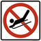 No Sledding,  MUTCD Prohibited Activity Sign - Winter Restrictions