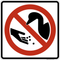 Do Not Feed The Ducks,  MUTCD Prohibited Activity Sign - Park, Campground & General Rules