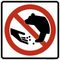 Do Not Feed The Bears,  MUTCD Prohibited Activity Sign - Park, Campground & General Rules