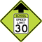 School Speed Limit 30 MPH Ahead Sign,  MUTCD School