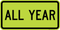All Year School Zone Plaque,  MUTCD School