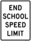 End School Speed Limit, MUTCD School