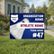 Athlete Template (With Badminton Birdie),  Yard Sign