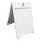 Compact A-Frame - White - Fits 18"x24