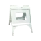 Double A-Frame Sign Stand - White - Fits 24"x18"