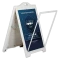 Double Sided A-Frame Sign Stand -  Without Lens
