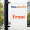 Custom Pole Pocket Front, 18oz Banner