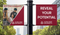 University Pole Pocket Front & Back Template, 18oz Banner