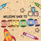 Welcome Back to School (Square) Crayon Banner
