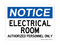 Electrical Room Authorized Personal Only